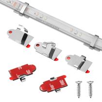 Suporte de montagem de luz de fita LED, pacote de três a quatro, 100 Suporte de montagem de luz de fita LED, pacote de três a quatro, 100