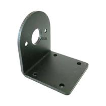 Suporte De Montagem Em L Preto De Liga De Alumínio Para Motor DC 555 - Ferramenta De Suporte Fixo