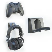 Suporte de montagem em parede para controlador e fone de ouvido Monzlteck (pacote com 2) Suporte de montagem em parede para controlador e fone de ouvido Monzlteck (pacote com 2)