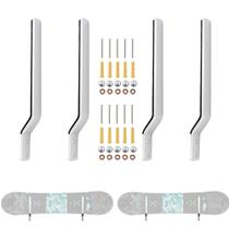 Suporte de montagem em parede para rack de armazenamento de snowboard YYST - Segure 2 pranchas Suporte de montagem em parede para rack de armazenamento de snowboard YYST - Segure 2 pranchas