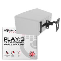 Suporte de montagem em parede Sound Bass Play 3 preto para Sonos Play:3