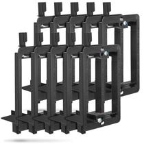 Suporte de montagem Fosmon Low Voltage 1 Gang, pacote com 10 parafusos