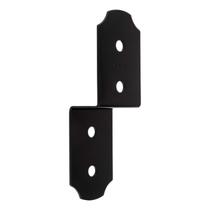 Suporte de montagem National Hardware N800-006 preto 5x7x24 cm, pacote 8