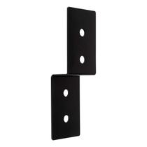 Suporte de montagem National Hardware N800-218 preto 4,4x7,6x25 cm