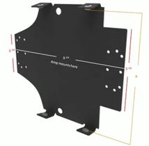Suporte de montagem para amplificador Saddle Tramp Harley Road Glide Suporte de montagem para amplificador Saddle Tramp Harley Road Glide