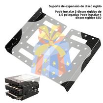 Suporte De Montagem Para Armazenamento De Discos Rígidos E SSDs De 2.5 E 3.5 Polegadas Suporte De Montagem Para Armazenamento De Discos Rígidos E SSDs De 2.5 E 3.5 Polegadas