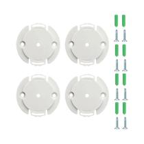 Suporte De Montagem Redondo Para Câmera Xiaomi 2K pro Em ABS Para Teto E Parede