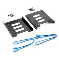 Suporte de montagem SAIN HDD SSD 2.5 a 3.5 Adaptador + cabos