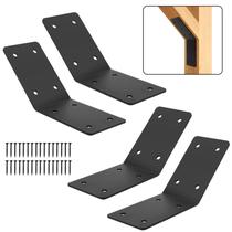 Suporte de Montagem XZWMY 127x127x76 mm (4 unidades) Preto