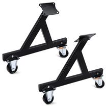 Suporte de motor LEQEE para motores LS V8 com rodas giratórias
