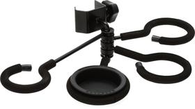 Suporte de mudo Hercules Stands HA100 Clamp-on para trompete, trombone, corneta e trompa francesa Suporte de mudo Hercules Stands HA100 Clamp-on para trompete, trombone, corneta e trompa francesa