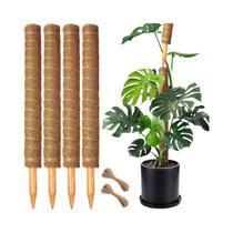 Suporte De Musgo Empilhável Alto 38/43/53CM Para Plantas Trepadeiras - Totem De Fibra De Coco Para Suporte De Musgo Empilhável Alto 38/43/53CM Para Plantas Trepadeiras - Totem De Fibra De Coco Para