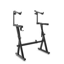 Suporte de música PYLE Heavy-Duty Multifuncional Estilo Z Preto
