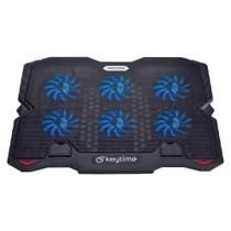 Suporte de Notebook com 6 Coolers Coolstand 6 Preto Keytime