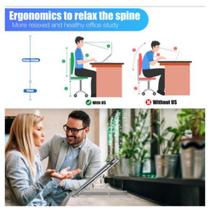 Suporte De Notebook Laptop Ergonômico Base Regulável Mesa Reliza BRANCO