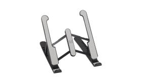 SUPORTE DE NOTEBOOK MULTILASER LIFT, REGULÁVEL HASTE EM ALUMINIO PRETO, 6 Alturas
