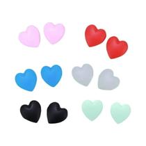 Suporte De Óculos De Silicone Em Forma De Coração, Antiderrapante, 6 Conjuntos De Pontas Para Óculos