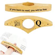 Suporte de página de livro Hatirech personalizado com 26 letras Suporte de página de livro Hatirech personalizado com 26 letras