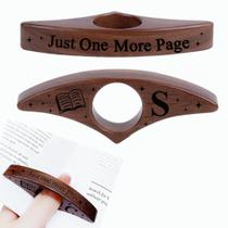 Suporte de página de livro Hatirech personalizado com iniciais em cor escura Suporte de página de livro Hatirech personalizado com iniciais em cor escura