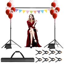 Suporte de pano de fundo GLOSHOOTING Kit de suporte de fundo fotográfico de 3x2m