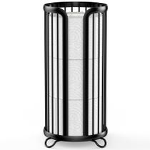 Suporte de papel higiênico Bunoxea Freestanding Black Suporte de papel higiênico Bunoxea Freestanding Black