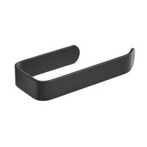 Suporte de Papel Higiênico de Parede Adesivo Preto Metal Sem Furo Suporte de Papel Higiênico de Parede Adesivo Preto Metal Sem Furo