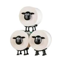 Suporte De Papel Higiênico Engraçado Em Forma De Ovelha Impresso Em 3D, Decoração De Banheiro