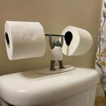 Suporte De Papel Higiênico Impresso Em 3D Para Levantamento De Peso Organizador De Prateleira De