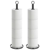 Suporte de papel higiênico Near Moon 4 Rolls Freestanding Matte Black