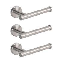 Suporte de papel higiênico NearMoon, pacote com 3 unidades, aço inoxidável SUS304, 15 cm