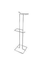 Suporte de Papel Higiênico Para 2 Rolos Cromado Madefer