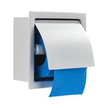Suporte De Papel Higiênico Para Banheiro Montado Na Parede Em Aço Inoxidável Cromado Oculta Caixa De