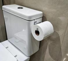 Suporte de papel higiênico para caixa acoplada aço carbono cromado - future 1095