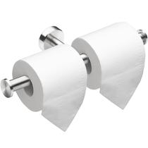 Suporte de papel higiênico para montagem na parede Gorlary Brushed Nickel Suporte de papel higiênico para montagem na parede Gorlary Brushed Nickel