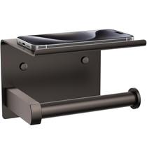Suporte de papel higiênico Tindbea Bronze em aço inoxidável à prova de ferrugem