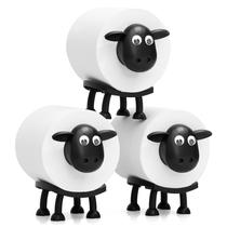 Suporte de papel higiênico VELENTI Black Sheep Funny, conjunto de 3