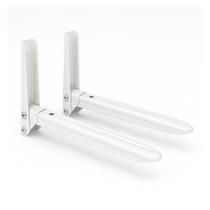 Suporte De Parede Ajustável Para Micro-ondas e Forno Elétrico Branco SM-SUMF