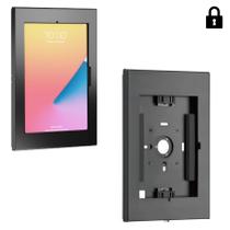 Suporte De Parede Antifurto Para Tablet Moldura Em Aço Reforçado Compatível Com Samsung, Ideal Para Lojas, Totens e Atendimento