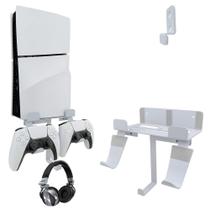 Suporte de parede Chanvoo para PS5 Slim Pro com suporte para controle Suporte de parede Chanvoo para PS5 Slim Pro com suporte para controle