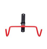 Suporte de parede City horizontal retrátil para 1 bicicleta aro 24" a 29" preto e vermelho Suporte de parede City horizontal retrátil para 1 bicicleta aro 24" a 29" preto e vermelho