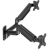 Suporte de parede com dois monitores ErgoFocus para telas de 13-32" Suporte de parede com dois monitores ErgoFocus para telas de 13-32"