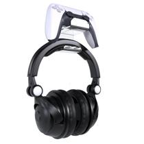 Suporte De Parede Compatível Controle Universal Xbox PlayStation Ps5 e Headset Headphone Fone de Ouvido Gamer
