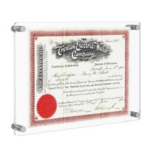 Suporte de parede de acrílico transparente NIUBEE 21x29,7 cm