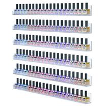Suporte de parede de esmalte FEMELI 60 cm de acrílico transparente 130-180 garrafas
