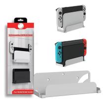 Suporte De Parede Em Aço Para Nintendo Switch/Oled Base Branco - TechBrasil