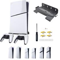 Suporte De Parede Em Aço Para Playstation 5 Fat Slim Pro PS5 Base Preto