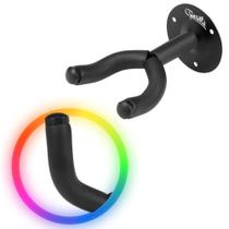 Suporte de Parede em Gancho Para Violão Guitarra Baixo Cavaquinho Ukulele Material Aço Reforçado Emborrachado