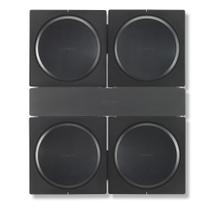 Suporte de Parede Flexson para 4 SONOS Amps Preto Suporte de Parede Flexson para 4 SONOS Amps Preto