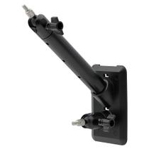 Suporte de parede Holicfun 2 em 1 para câmeras de segurança externas preto