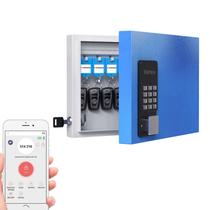 Suporte de parede Key Lock Box WeHere 16 teclas Bluetooth/OTP/Wi-Fi Suporte de parede Key Lock Box WeHere 16 teclas Bluetooth/OTP/Wi-Fi